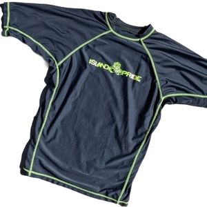Island Pride Rashguard Short Sleeve Sz Small
